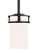 Myhouse Lighting Generation Lighting - 6121601EN3-112 - One Light Mini-Pendant - Robie - Midnight Black