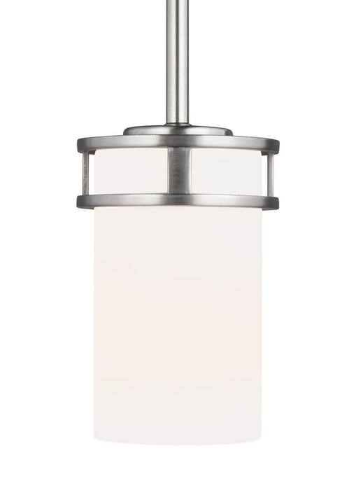 Myhouse Lighting Generation Lighting - 6121601EN3-962 - One Light Mini-Pendant - Robie - Brushed Nickel