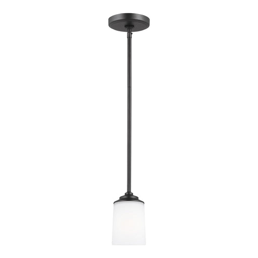 Myhouse Lighting Generation Lighting - 6130701-112 - One Light Mini-Pendant - Kemal - Midnight Black