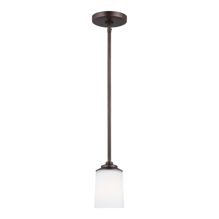 Myhouse Lighting Generation Lighting - 6130701-710 - One Light Mini-Pendant - Kemal - Bronze