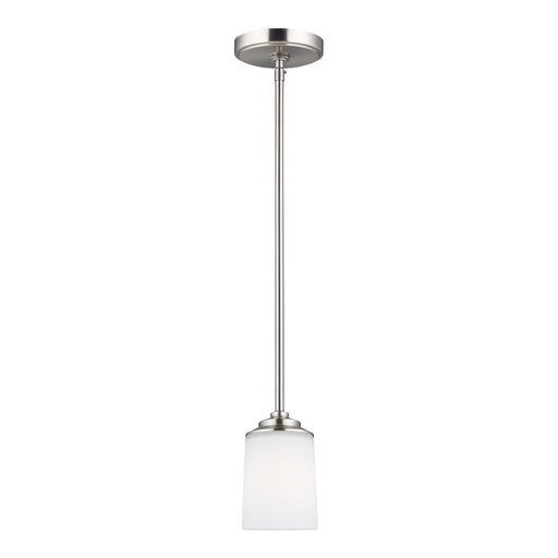 Myhouse Lighting Generation Lighting - 6130701-962 - One Light Mini-Pendant - Kemal - Brushed Nickel