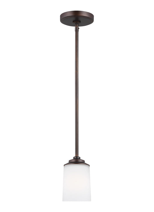 Myhouse Lighting Generation Lighting - 6130701EN3-710 - One Light Mini-Pendant - Kemal - Bronze