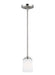 Myhouse Lighting Generation Lighting - 6130701EN3-962 - One Light Mini-Pendant - Kemal - Brushed Nickel