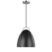 Myhouse Lighting Visual Comfort Studio - 6551701-05 - One Light Pendant - Norman - Chrome