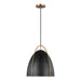 Myhouse Lighting Visual Comfort Studio - 6551701EN3-848 - One Light Pendant - Norman - Satin Brass