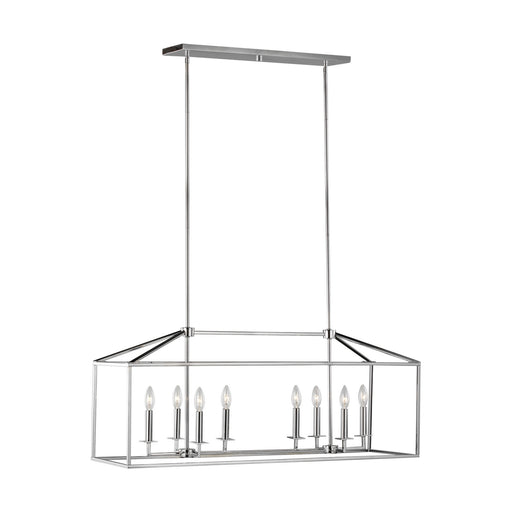 Myhouse Lighting Generation Lighting - 6615008EN-05 - Eight Light Island Pendant - Perryton - Chrome