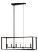 Myhouse Lighting Generation Lighting - 6634506EN-710 - Six Light Island Pendant - Moffet Street - Bronze