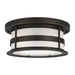 Myhouse Lighting Generation Lighting - 7890902-71 - Two Light Outdoor Flush Mount - Wilburn - Antique Bronze