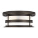 Myhouse Lighting Generation Lighting - 7890902-71 - Two Light Outdoor Flush Mount - Wilburn - Antique Bronze