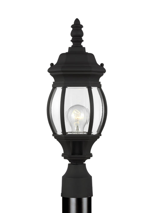 Myhouse Lighting Generation Lighting - 82202-12 - One Light Outdoor Post Lantern - Wynfield - Black