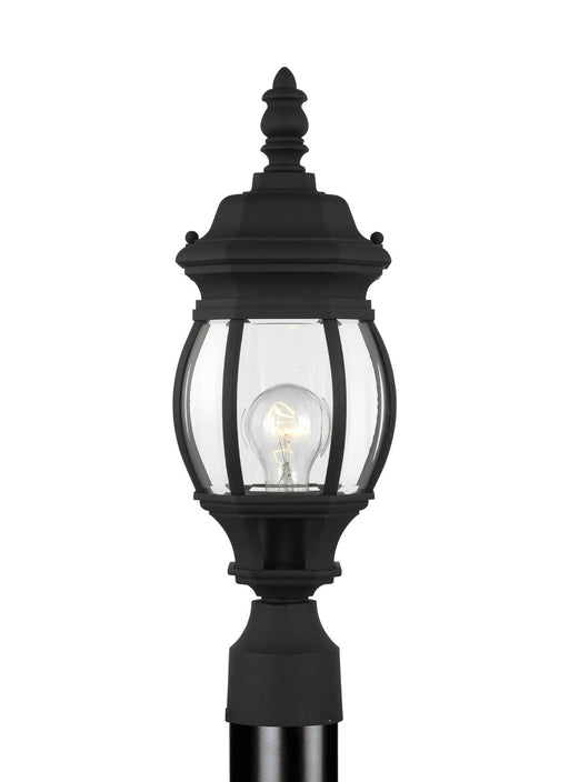 Myhouse Lighting Generation Lighting - 82202-12 - One Light Outdoor Post Lantern - Wynfield - Black
