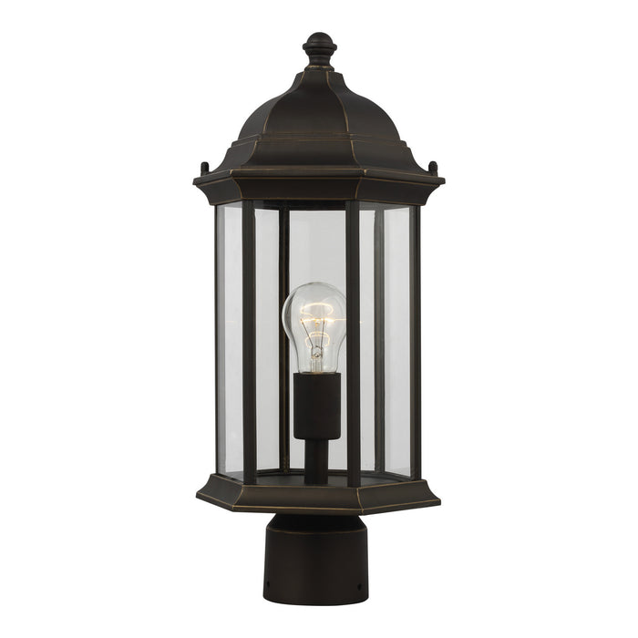 Myhouse Lighting Generation Lighting - 8238601-71 - One Light Outdoor Post Lantern - Sevier - Antique Bronze