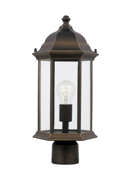 Myhouse Lighting Generation Lighting - 8238601-71 - One Light Outdoor Post Lantern - Sevier - Antique Bronze