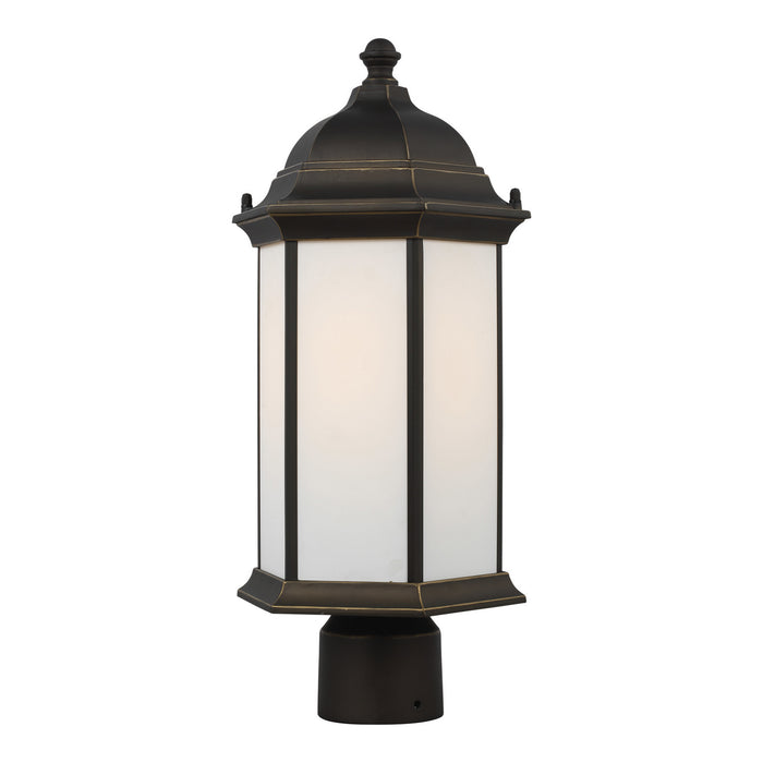 Myhouse Lighting Generation Lighting - 8238651-71 - One Light Outdoor Post Lantern - Sevier - Antique Bronze