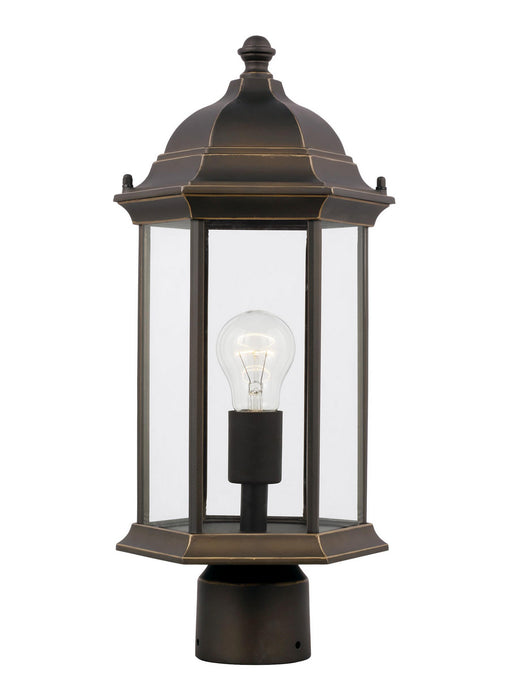 Myhouse Lighting Generation Lighting - 8238651EN3-71 - One Light Outdoor Post Lantern - Sevier - Antique Bronze