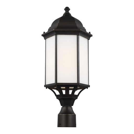 Myhouse Lighting Generation Lighting - 8238751-71 - One Light Outdoor Post Lantern - Sevier - Antique Bronze