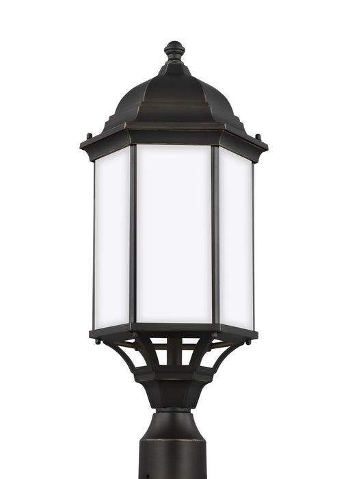 Myhouse Lighting Generation Lighting - 8238751EN3-71 - One Light Outdoor Post Lantern - Sevier - Antique Bronze