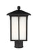 Myhouse Lighting Generation Lighting - 8252701EN3-12 - One Light Outdoor Post Lantern - Tomek - Black