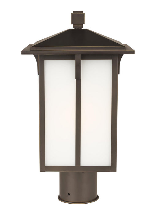 Myhouse Lighting Generation Lighting - 8252701EN3-71 - One Light Outdoor Post Lantern - Tomek - Antique Bronze