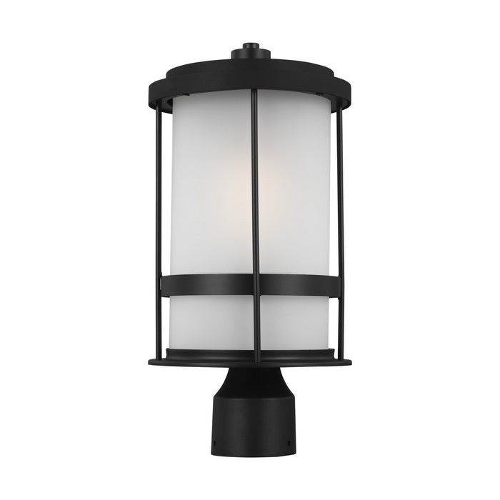 Myhouse Lighting Generation Lighting - 8290901-12 - One Light Outdoor Post Lantern - Wilburn - Black