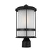 Myhouse Lighting Generation Lighting - 8290901-12 - One Light Outdoor Post Lantern - Wilburn - Black