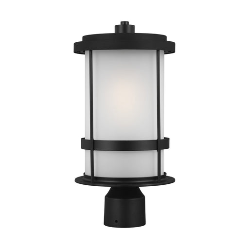 Myhouse Lighting Generation Lighting - 8290901-12 - One Light Outdoor Post Lantern - Wilburn - Black