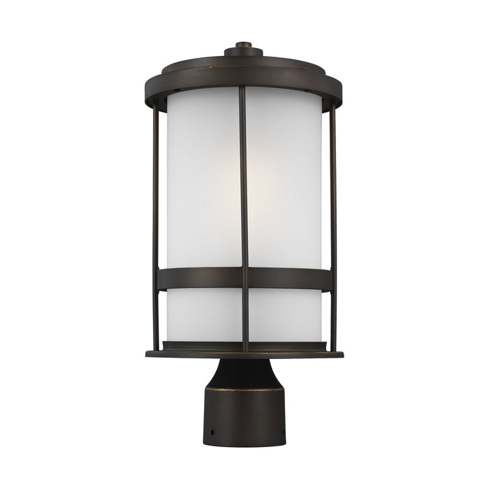 Myhouse Lighting Generation Lighting - 8290901-71 - One Light Outdoor Post Lantern - Wilburn - Antique Bronze