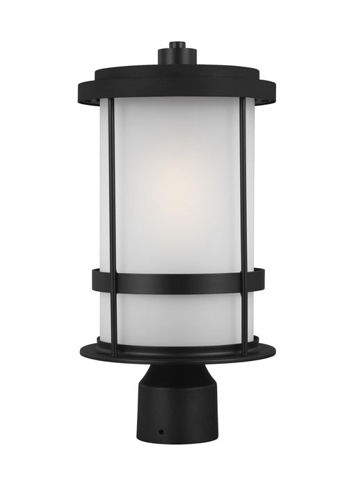 Myhouse Lighting Generation Lighting - 8290901EN3-12 - One Light Outdoor Post Lantern - Wilburn - Black