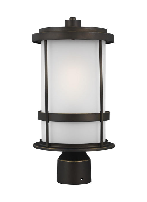 Myhouse Lighting Generation Lighting - 8290901EN3-71 - One Light Outdoor Post Lantern - Wilburn - Antique Bronze