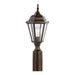 Myhouse Lighting Generation Lighting - 82938-71 - One Light Outdoor Post Lantern - Bakersville - Antique Bronze