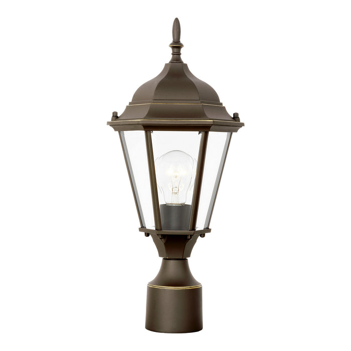 Myhouse Lighting Generation Lighting - 82938-71 - One Light Outdoor Post Lantern - Bakersville - Antique Bronze