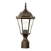 Myhouse Lighting Generation Lighting - 82938-71 - One Light Outdoor Post Lantern - Bakersville - Antique Bronze