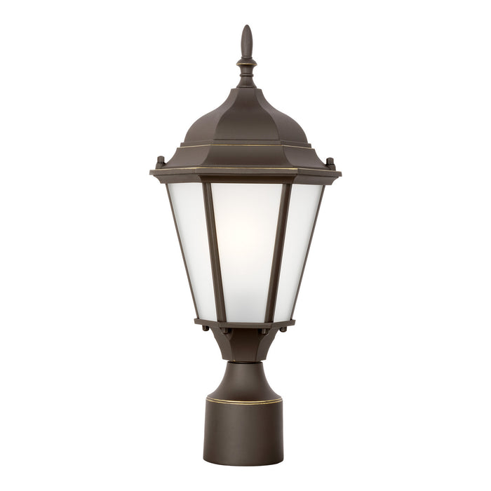 Myhouse Lighting Generation Lighting - 82941-71 - One Light Outdoor Post Lantern - Bakersville - Antique Bronze