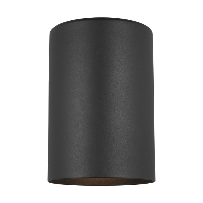 Myhouse Lighting Visual Comfort Studio - 8313801-12 - One Light Outdoor Wall Lantern - Outdoor Cylinders - Black