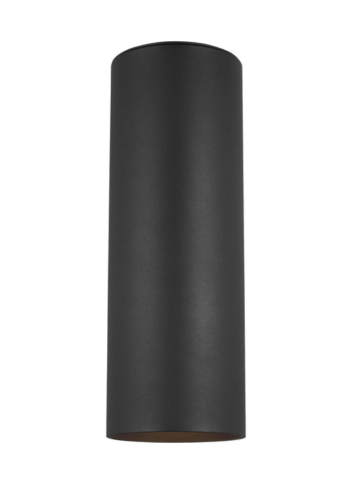 Myhouse Lighting Visual Comfort Studio - 8313802EN3-12 - Two Light Outdoor Wall Lantern - Outdoor Cylinders - Black