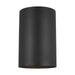 Myhouse Lighting Visual Comfort Studio - 8313901-12 - One Light Outdoor Wall Lantern - Outdoor Cylinders - Black