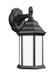 Myhouse Lighting Generation Lighting - 8338751-12 - One Light Outdoor Wall Lantern - Sevier - Black