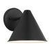 Myhouse Lighting Generation Lighting - 8438501-12 - One Light Outdoor Wall Lantern - Crittenden - Black