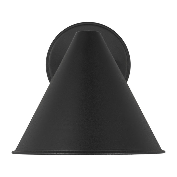 Myhouse Lighting Generation Lighting - 8438501-12 - One Light Outdoor Wall Lantern - Crittenden - Black