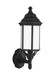 Myhouse Lighting Generation Lighting - 8538751-12 - One Light Outdoor Wall Lantern - Sevier - Black