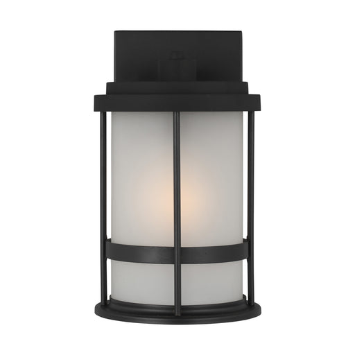 Myhouse Lighting Generation Lighting - 8590901-12 - One Light Outdoor Wall Lantern - Wilburn - Black