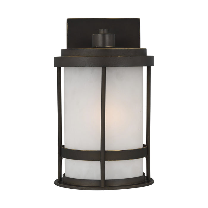 Myhouse Lighting Generation Lighting - 8590901-71 - One Light Outdoor Wall Lantern - Wilburn - Antique Bronze