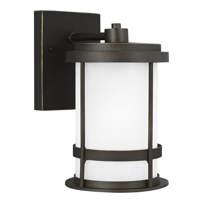 Myhouse Lighting Generation Lighting - 8590901D-71 - One Light Outdoor Wall Lantern - Wilburn - Antique Bronze