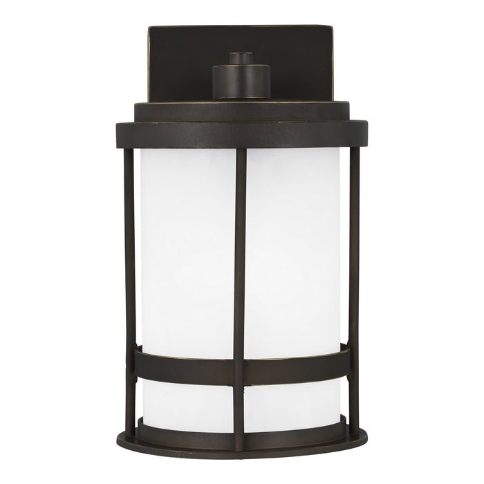 Myhouse Lighting Generation Lighting - 8590901D-71 - One Light Outdoor Wall Lantern - Wilburn - Antique Bronze