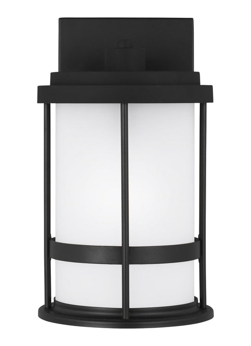 Myhouse Lighting Generation Lighting - 8590901DEN3-12 - One Light Outdoor Wall Lantern - Wilburn - Black