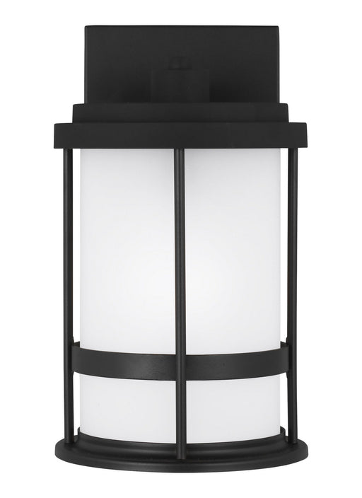 Myhouse Lighting Generation Lighting - 8590901DEN3-12 - One Light Outdoor Wall Lantern - Wilburn - Black