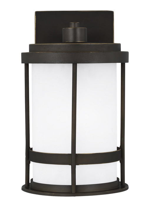 Myhouse Lighting Generation Lighting - 8590901DEN3-71 - One Light Outdoor Wall Lantern - Wilburn - Antique Bronze