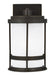 Myhouse Lighting Generation Lighting - 8590901DEN3-71 - One Light Outdoor Wall Lantern - Wilburn - Antique Bronze
