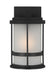 Myhouse Lighting Generation Lighting - 8590901EN3-12 - One Light Outdoor Wall Lantern - Wilburn - Black