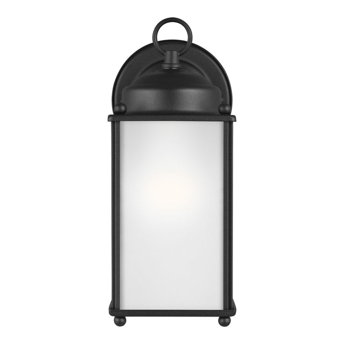 Myhouse Lighting Generation Lighting - 8593001-12 - One Light Outdoor Wall Lantern - New Castle - Black